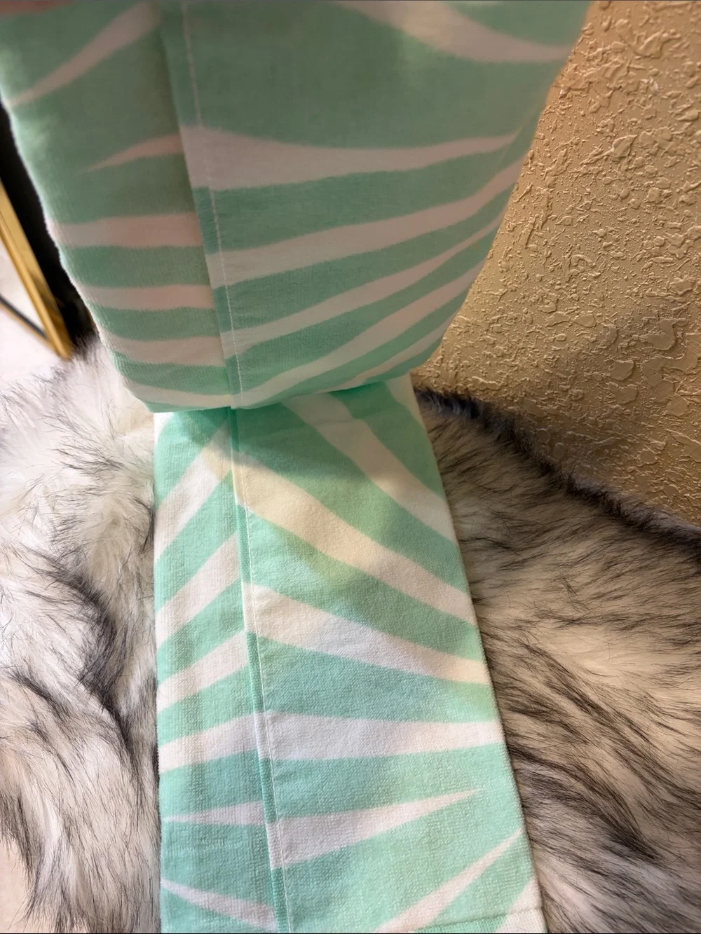 Margarita Cocktail Kitchen Towel - Mint & Orange